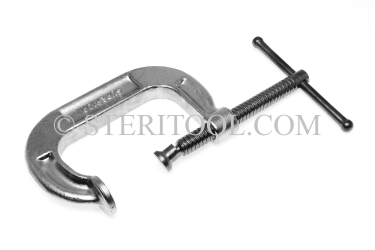 #09987 - 2" Stainless Steel C Clamp. c clamp, clamp, stainless steel fabrication